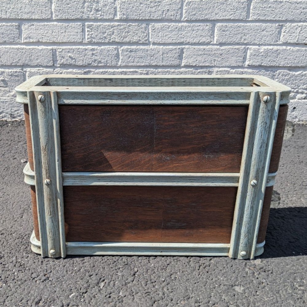 Desk Top Organizer Salvaged From Dilapidated Vintage Sewing Cabinet - Picture 7 of 7